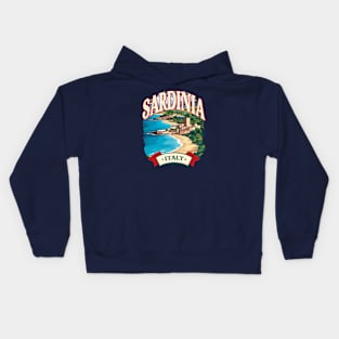 Sardinia Italy Kids Hoodie